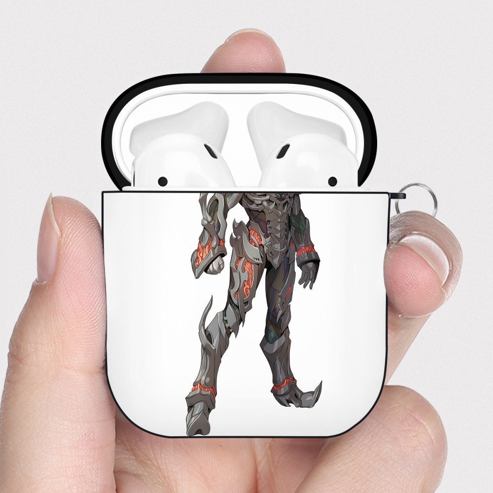 （画像用） ウルトラマン Ultraman AirPods 第2世代保護ケース ハードシェル ブラック 耐衝撃・防指紋・カラビナ付き