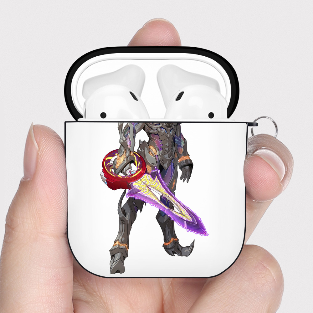 （画像用） ウルトラマン Ultraman AirPods 第2世代保護ケース ハードシェル ブラック 耐衝撃・防指紋・カラビナ付き