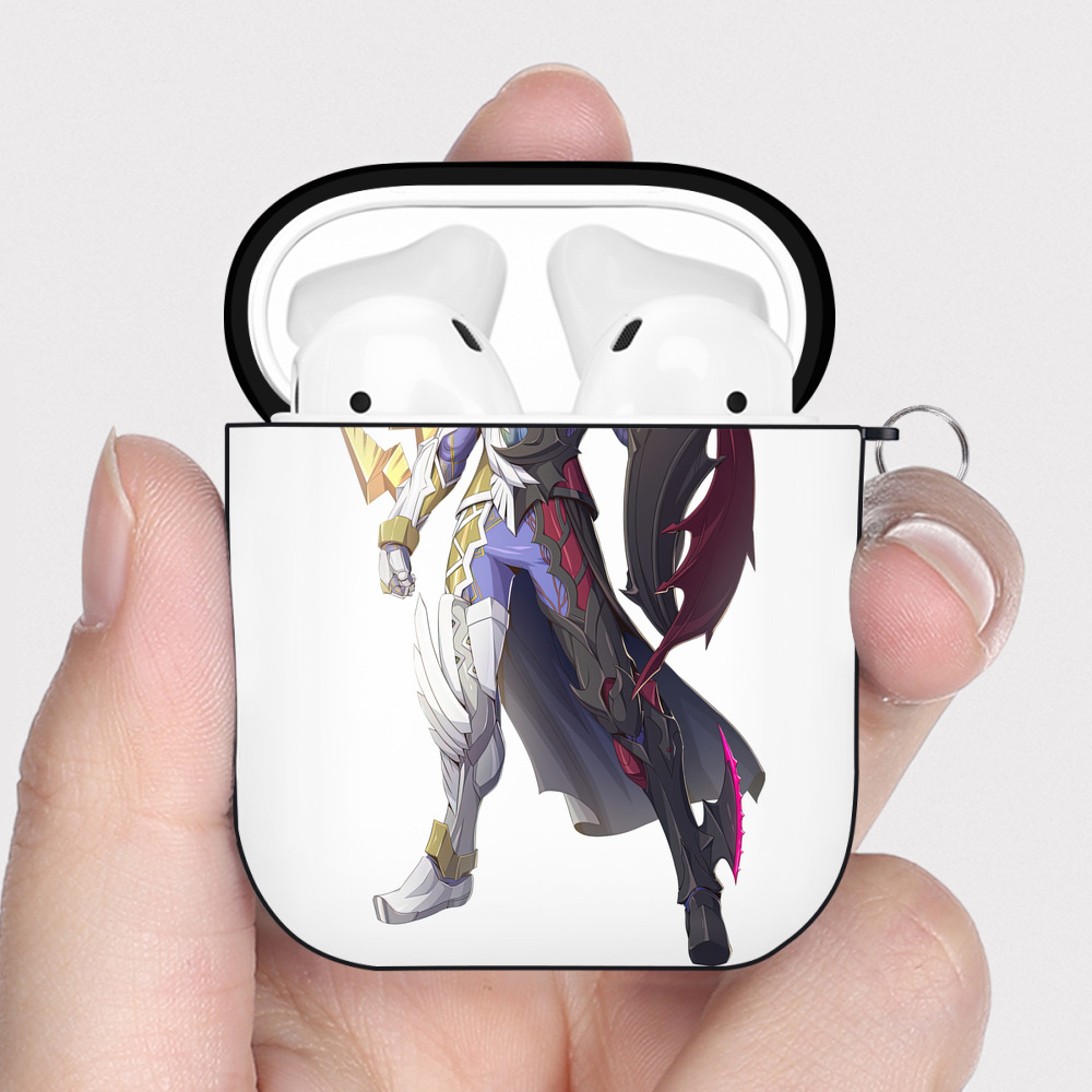 （画像用） ウルトラマン Ultraman AirPods 第2世代保護ケース ハードシェル ブラック 耐衝撃・防指紋・カラビナ付き
