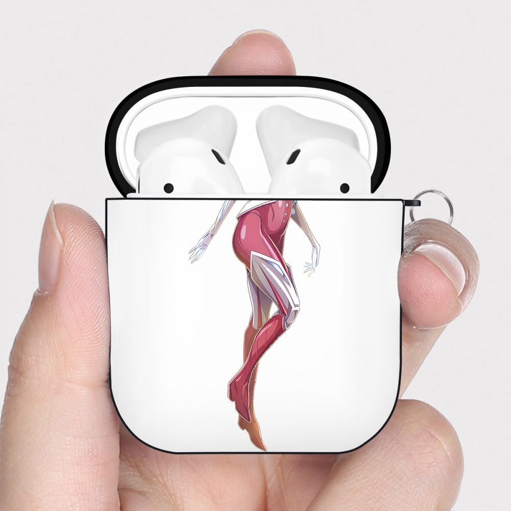 （画像用） ウルトラマン Ultraman AirPods 第2世代保護ケース ハードシェル ブラック 耐衝撃・防指紋・カラビナ付き