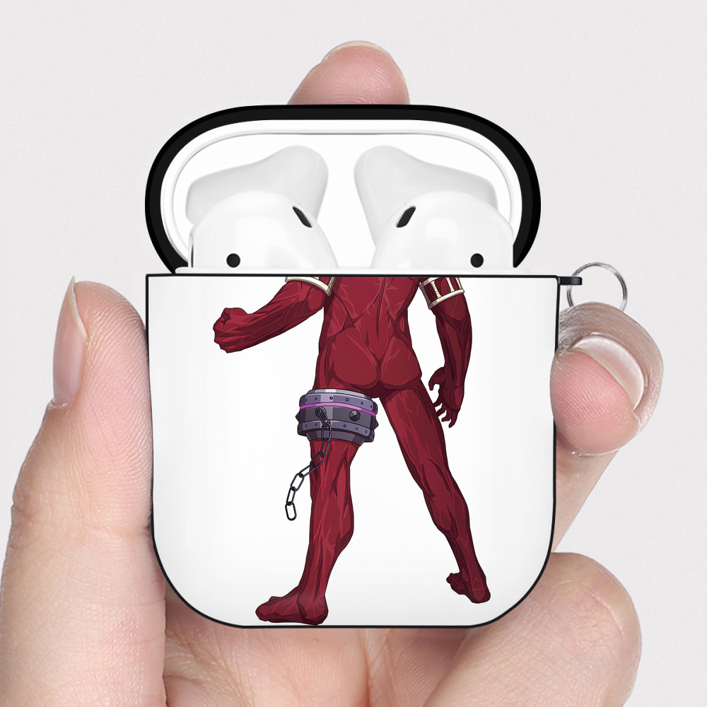 （画像用） ウルトラマン Ultraman AirPods 第2世代保護ケース ハードシェル ブラック 耐衝撃・防指紋・カラビナ付き