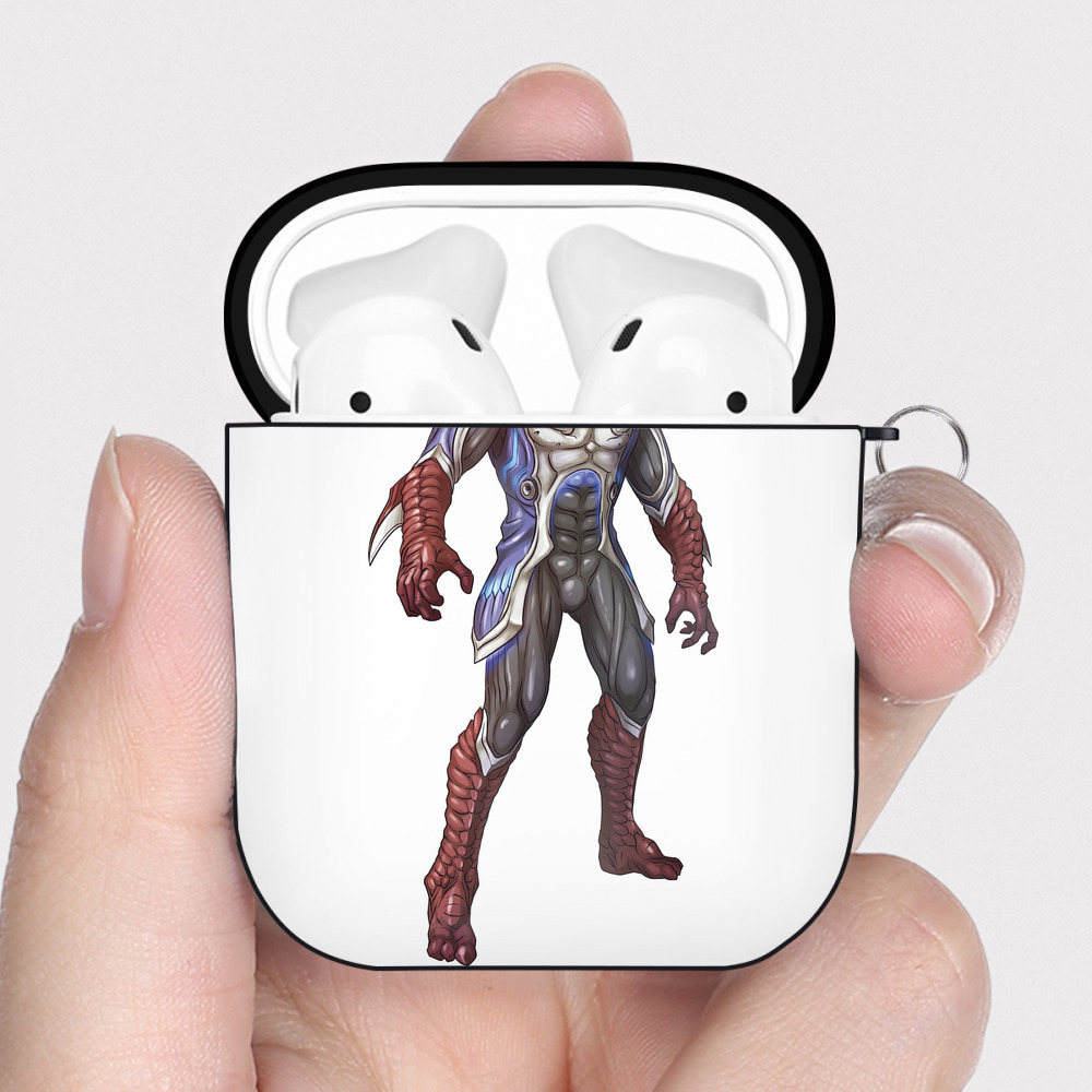 （画像用） ウルトラマン Ultraman AirPods 第2世代保護ケース ハードシェル ブラック 耐衝撃・防指紋・カラビナ付き