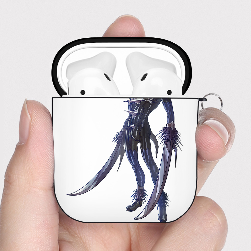 （画像用） ウルトラマン Ultraman AirPods 第2世代保護ケース ハードシェル ブラック 耐衝撃・防指紋・カラビナ付き