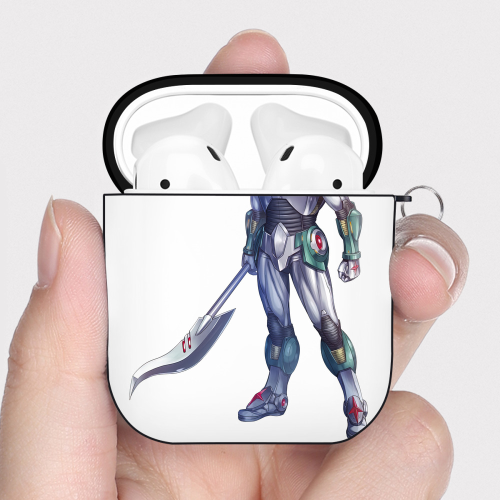 （画像用） ウルトラマン Ultraman AirPods 第2世代保護ケース ハードシェル ブラック 耐衝撃・防指紋・カラビナ付き