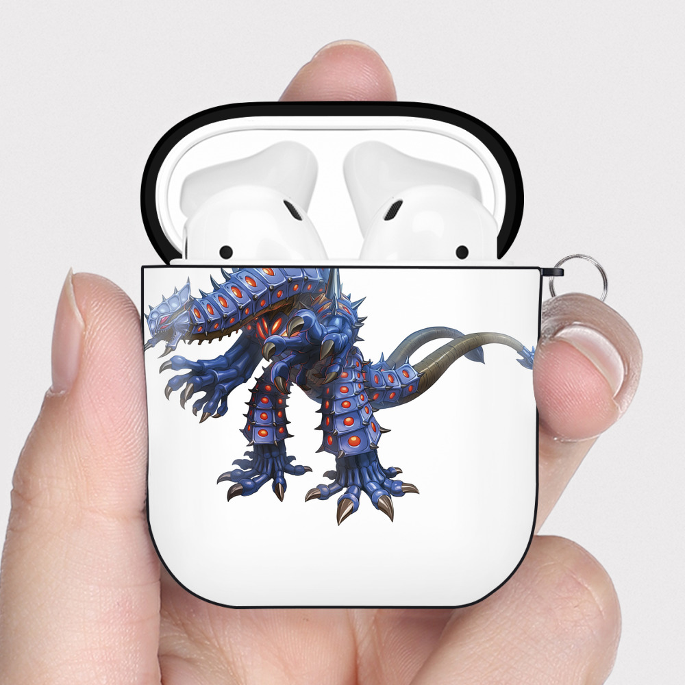 （画像用） ウルトラマン Ultraman AirPods 第2世代保護ケース ハードシェル ブラック 耐衝撃・防指紋・カラビナ付き