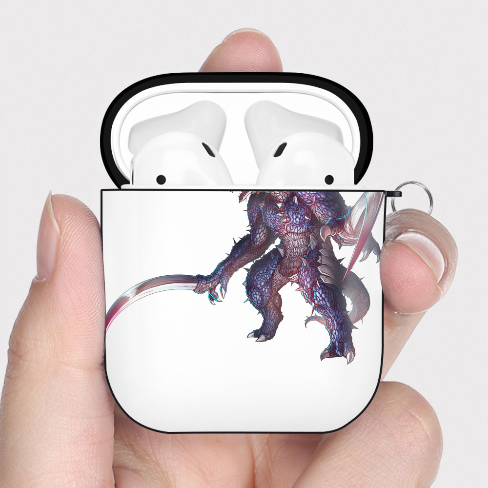 （画像用） ウルトラマン Ultraman AirPods 第2世代保護ケース ハードシェル ブラック 耐衝撃・防指紋・カラビナ付き