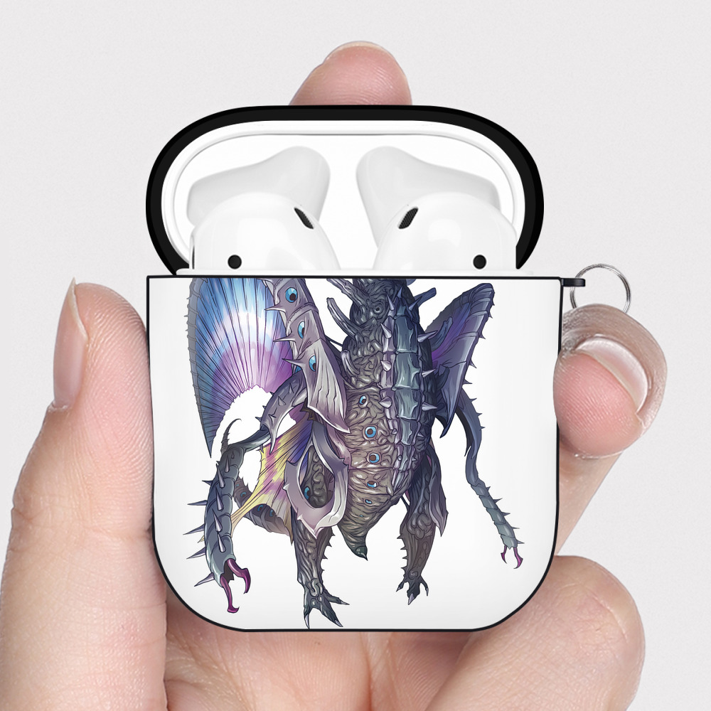 （画像用） ウルトラマン Ultraman AirPods 第2世代保護ケース ハードシェル ブラック 耐衝撃・防指紋・カラビナ付き