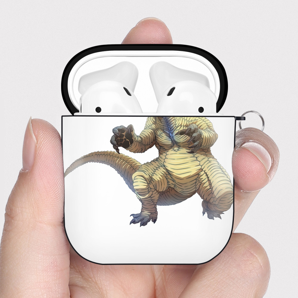 （画像用） ウルトラマン Ultraman AirPods 第2世代保護ケース ハードシェル ブラック 耐衝撃・防指紋・カラビナ付き