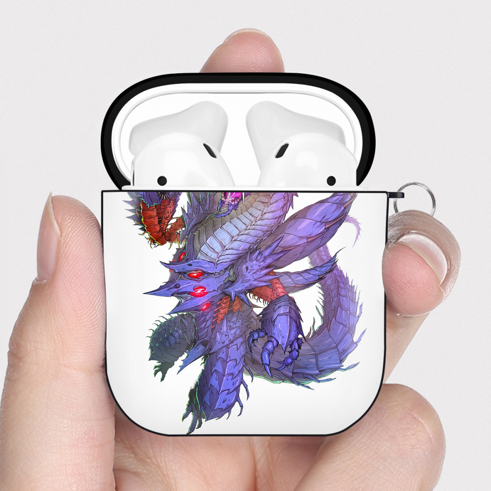 （画像用） ウルトラマン Ultraman AirPods 第2世代保護ケース ハードシェル ブラック 耐衝撃・防指紋・カラビナ付き