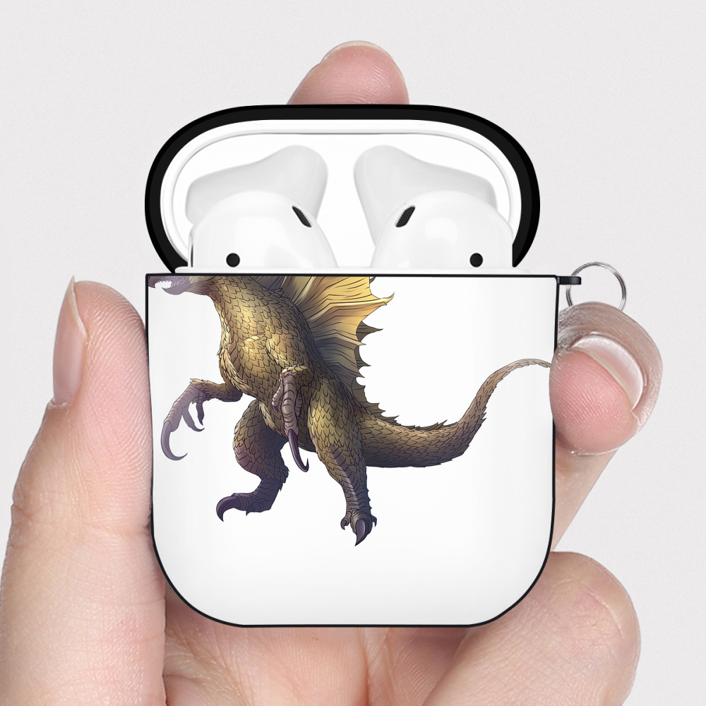 （画像用） ウルトラマン Ultraman AirPods 第2世代保護ケース ハードシェル ブラック 耐衝撃・防指紋・カラビナ付き