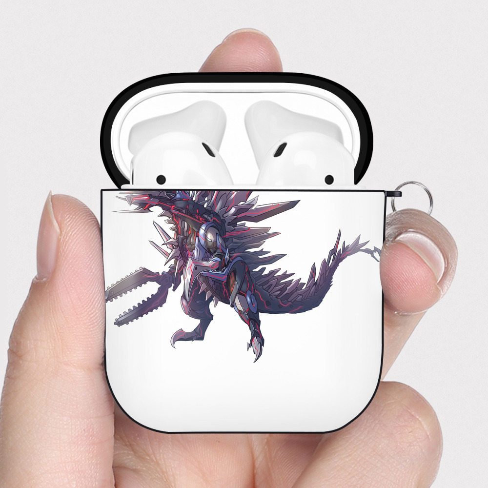 （画像用） ウルトラマン Ultraman AirPods 第2世代保護ケース ハードシェル ブラック 耐衝撃・防指紋・カラビナ付き