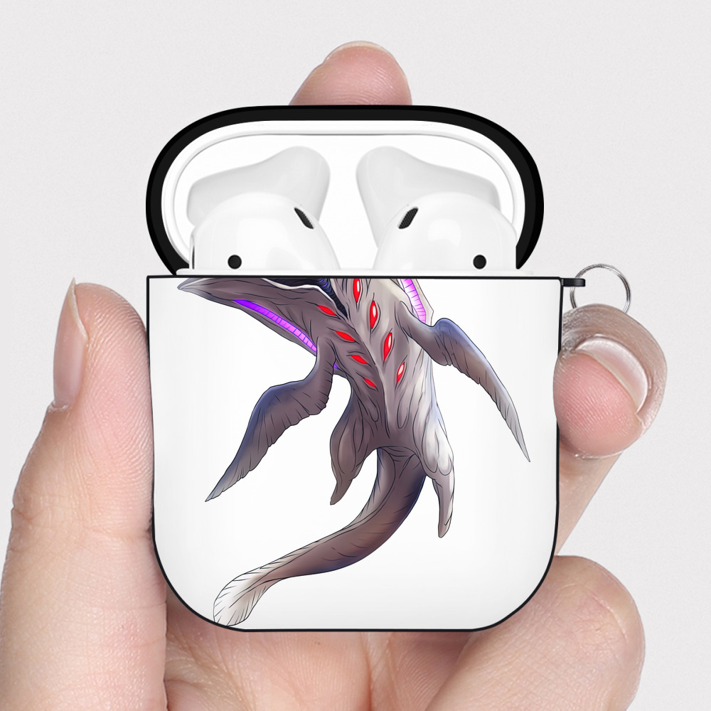 （画像用） ウルトラマン Ultraman AirPods 第2世代保護ケース ハードシェル ブラック 耐衝撃・防指紋・カラビナ付き