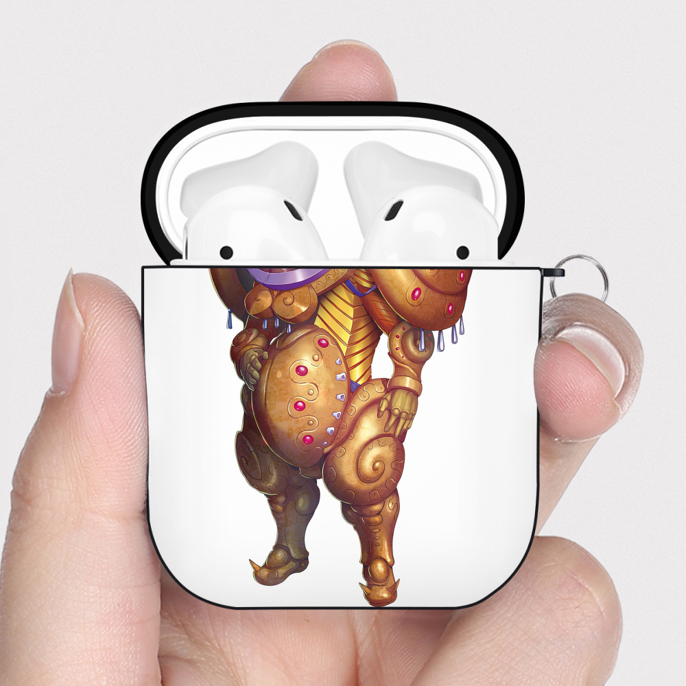 （画像用） ウルトラマン Ultraman AirPods 第2世代保護ケース ハードシェル ブラック 耐衝撃・防指紋・カラビナ付き