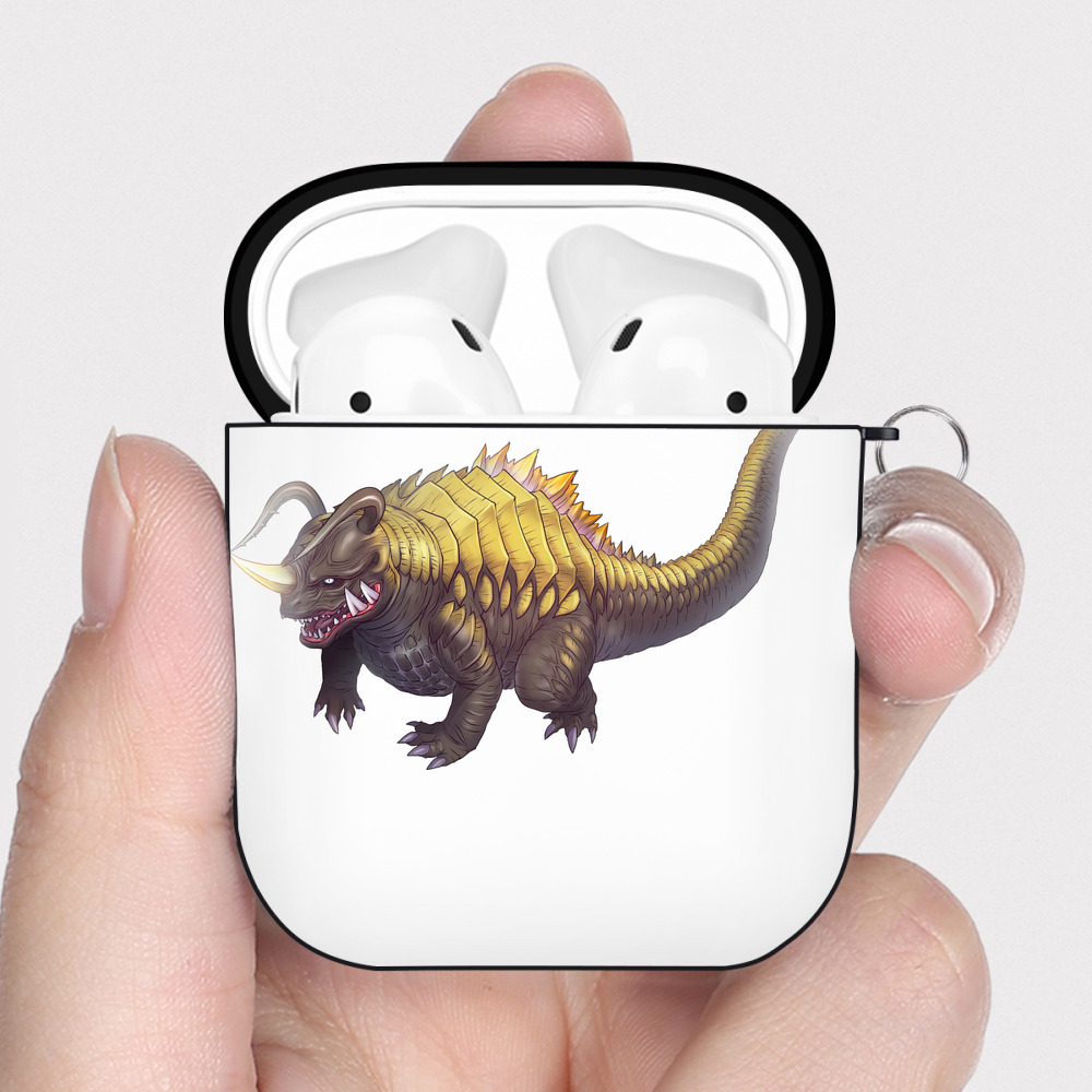 （画像用） ウルトラマン Ultraman AirPods 第2世代保護ケース ハードシェル ブラック 耐衝撃・防指紋・カラビナ付き