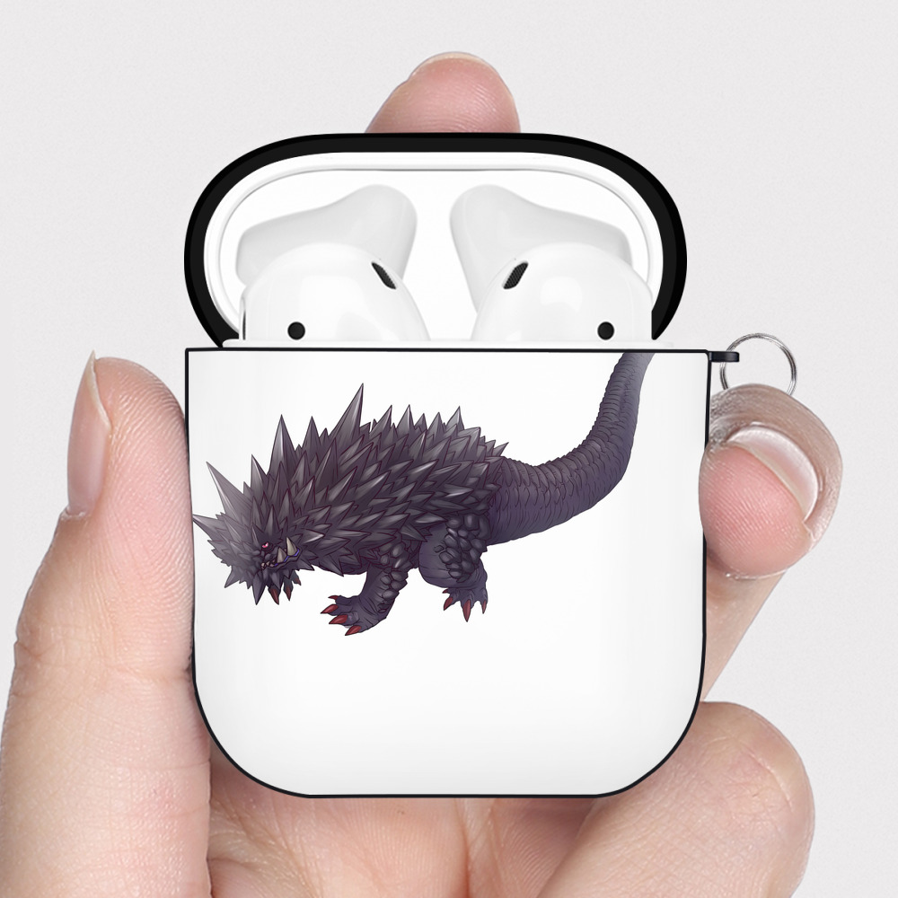 （画像用） ウルトラマン Ultraman AirPods 第2世代保護ケース ハードシェル ブラック 耐衝撃・防指紋・カラビナ付き