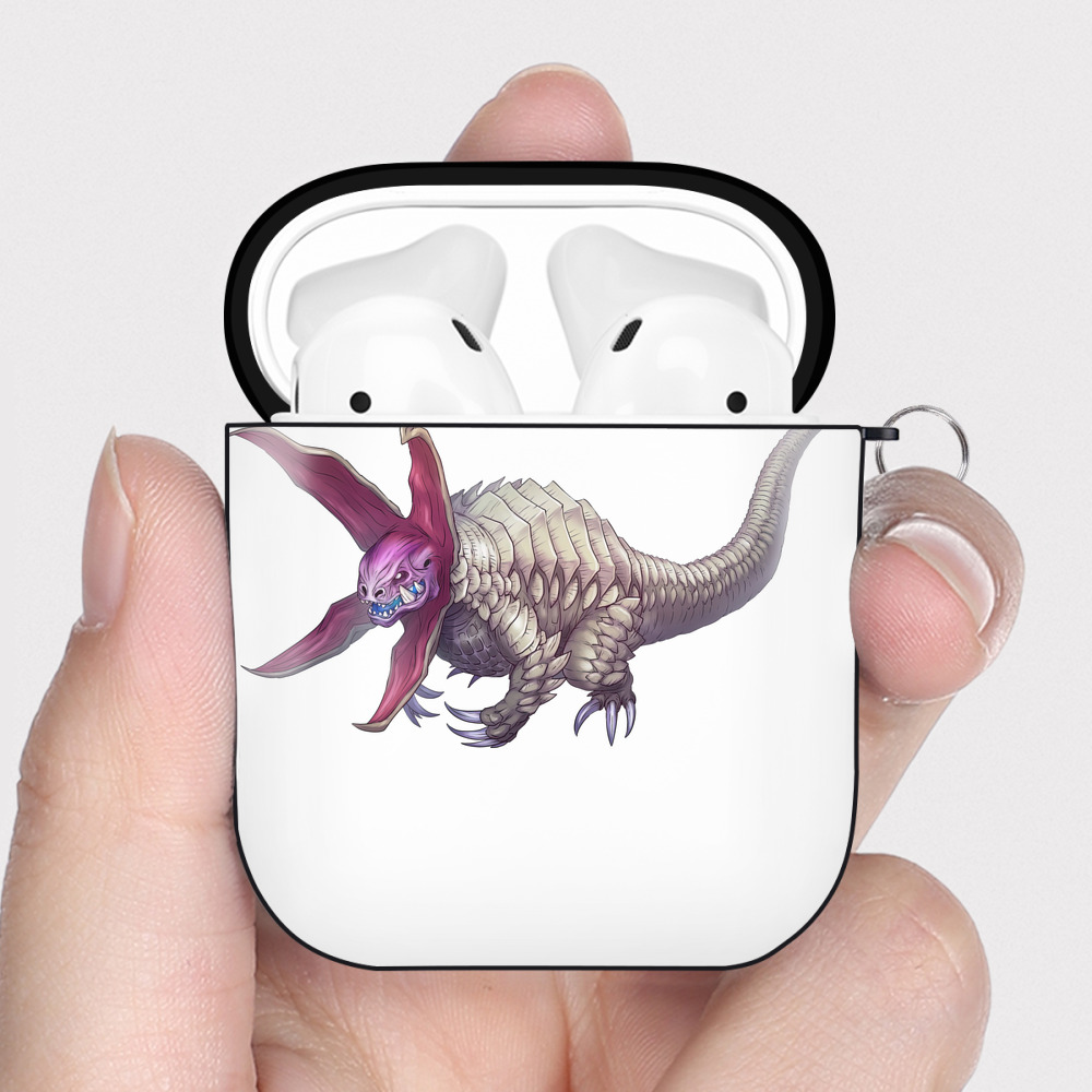 （画像用） ウルトラマン Ultraman AirPods 第2世代保護ケース ハードシェル ブラック 耐衝撃・防指紋・カラビナ付き
