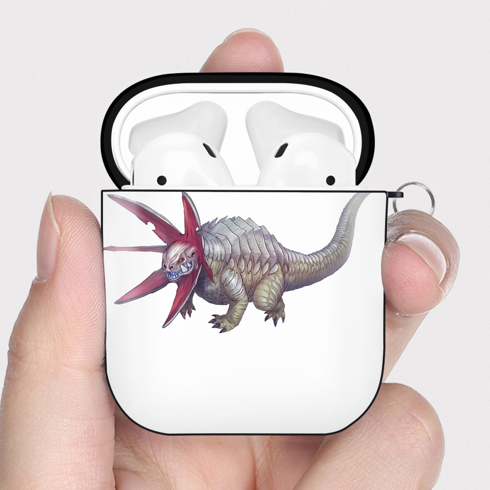 （画像用） ウルトラマン Ultraman AirPods 第2世代保護ケース ハードシェル ブラック 耐衝撃・防指紋・カラビナ付き
