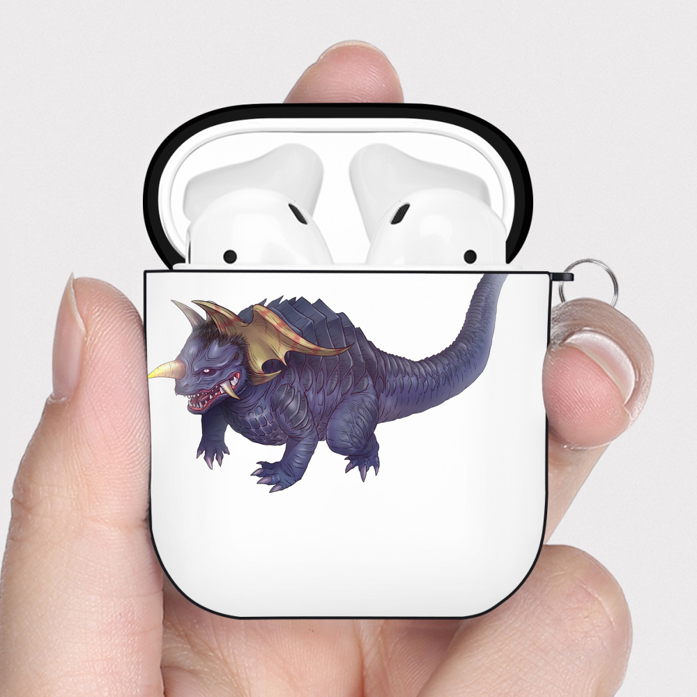 （画像用） ウルトラマン Ultraman AirPods 第2世代保護ケース ハードシェル ブラック 耐衝撃・防指紋・カラビナ付き