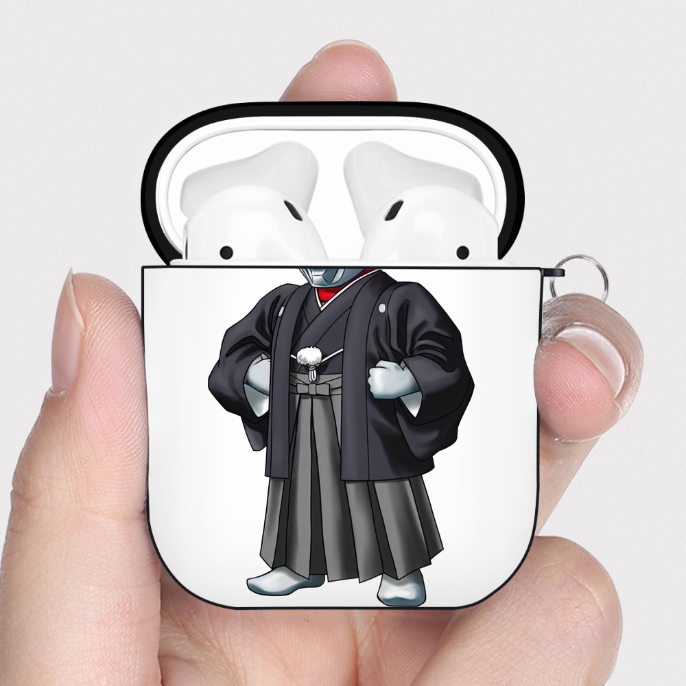 （画像用） ウルトラマン Ultraman AirPods 第2世代保護ケース ハードシェル ブラック 耐衝撃・防指紋・カラビナ付き
