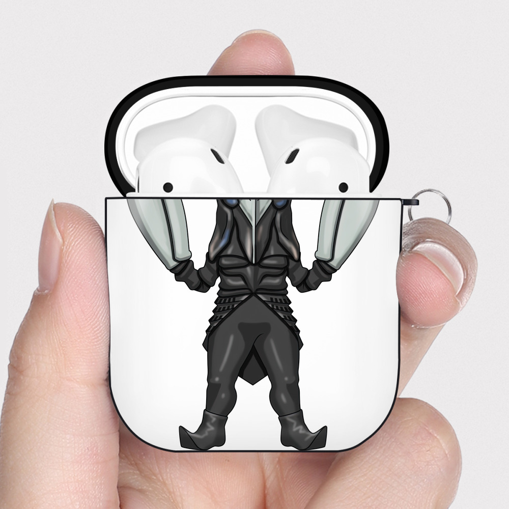 （画像用） ウルトラマン Ultraman AirPods 第2世代保護ケース ハードシェル ブラック 耐衝撃・防指紋・カラビナ付き
