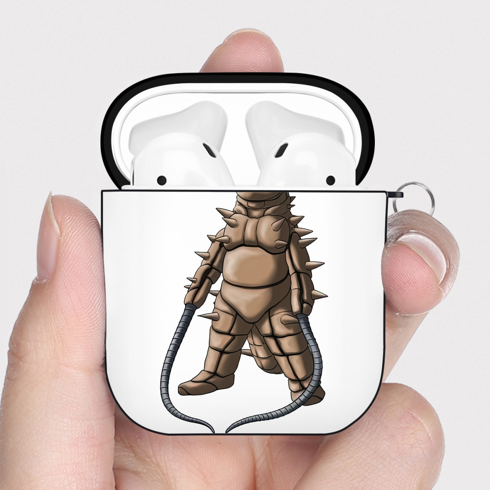 （画像用） ウルトラマン Ultraman AirPods 第2世代保護ケース ハードシェル ブラック 耐衝撃・防指紋・カラビナ付き