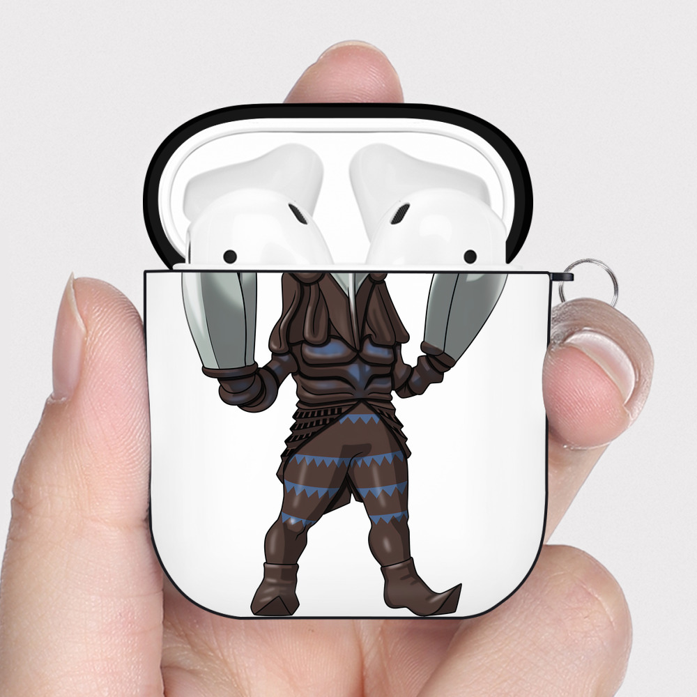 （画像用） ウルトラマン Ultraman AirPods 第2世代保護ケース ハードシェル ブラック 耐衝撃・防指紋・カラビナ付き