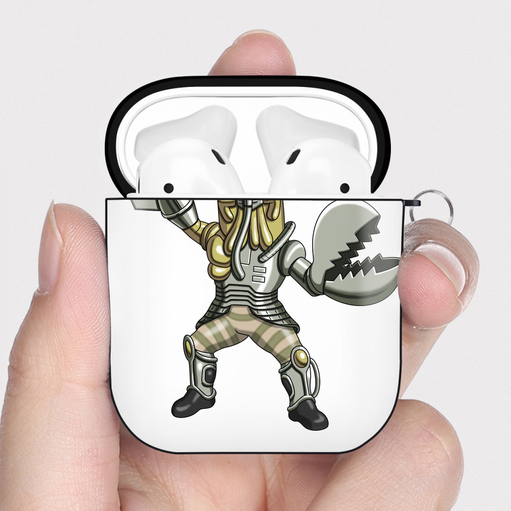 （画像用） ウルトラマン Ultraman AirPods 第2世代保護ケース ハードシェル ブラック 耐衝撃・防指紋・カラビナ付き