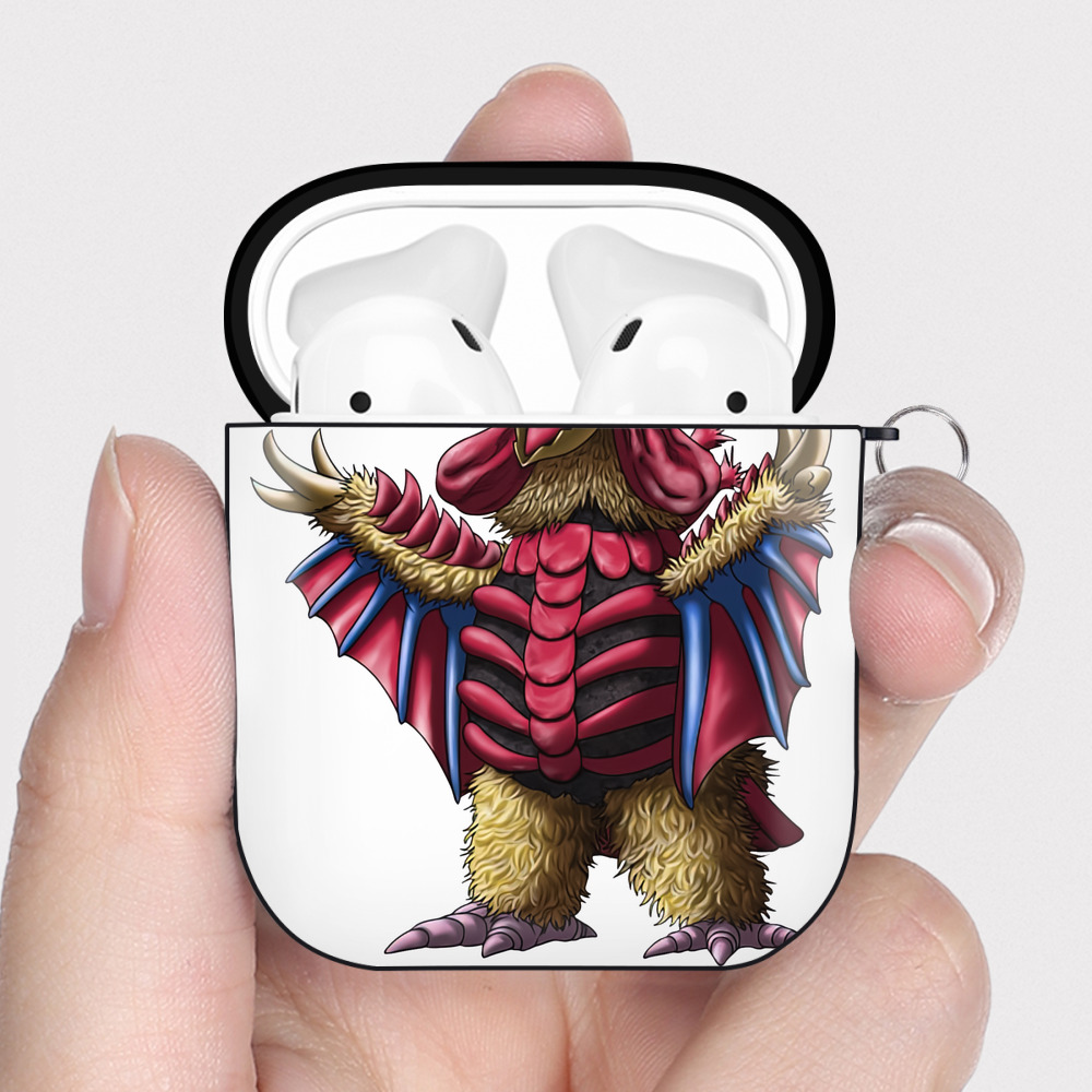 （画像用） ウルトラマン Ultraman AirPods 第2世代保護ケース ハードシェル ブラック 耐衝撃・防指紋・カラビナ付き