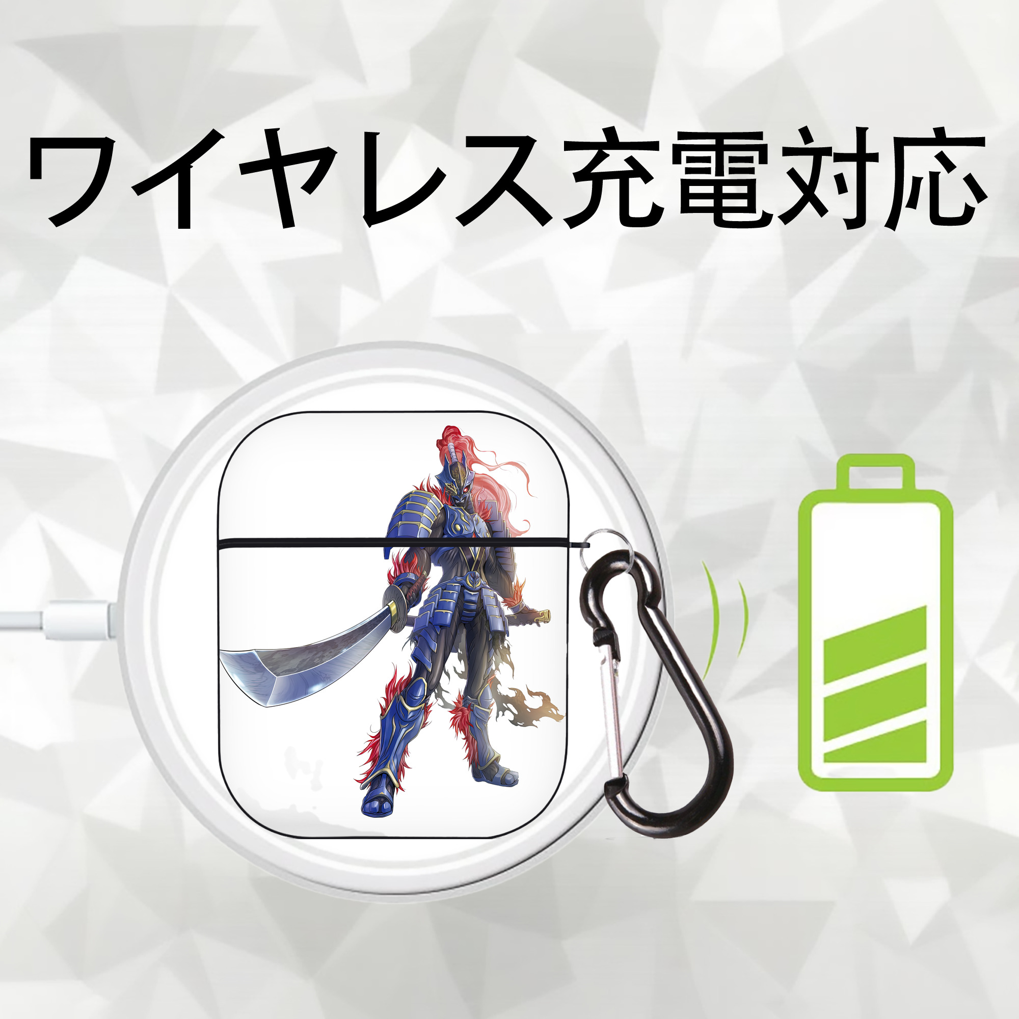ウルトラマン Ultraman AirPods 第2世代保護ケース ハードシェル ブラック 耐衝撃・防指紋・カラビナ付き