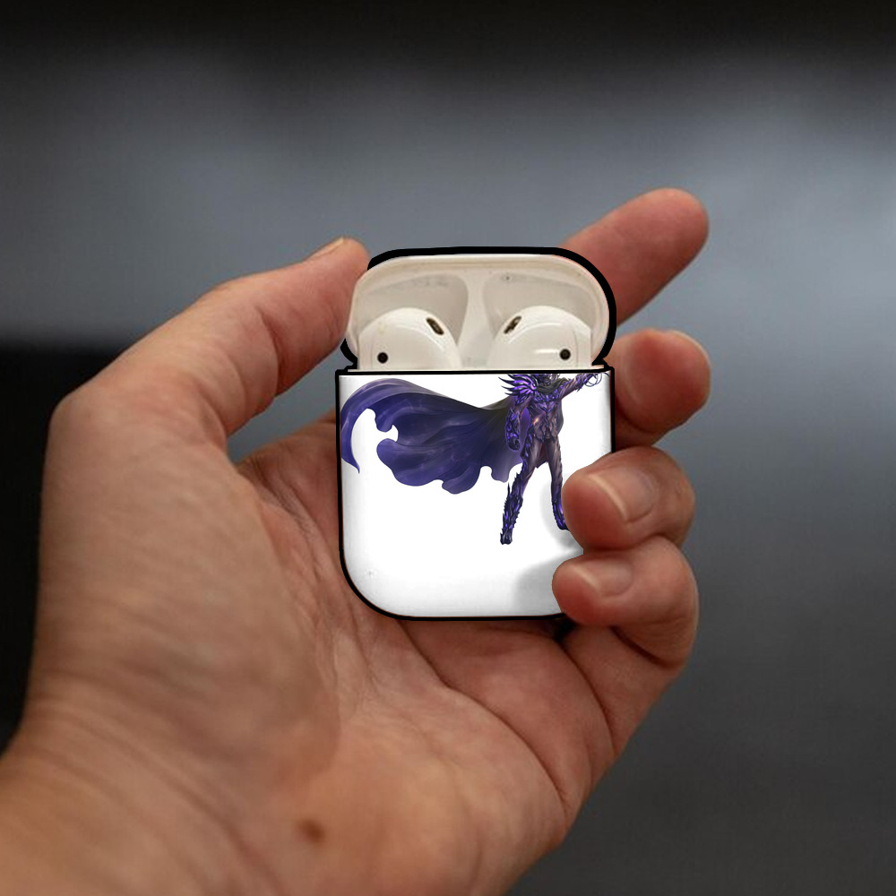 ウルトラマン Ultraman AirPods 第2世代保護ケース ハードシェル ブラック 耐衝撃・防指紋・カラビナ付き
