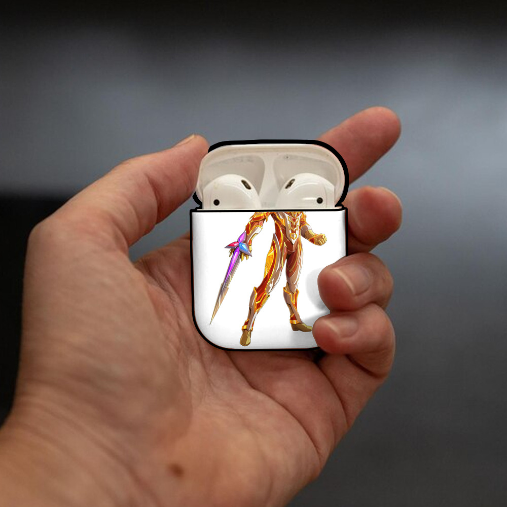 ウルトラマン Ultraman AirPods 第2世代保護ケース ハードシェル ブラック 耐衝撃・防指紋・カラビナ付き