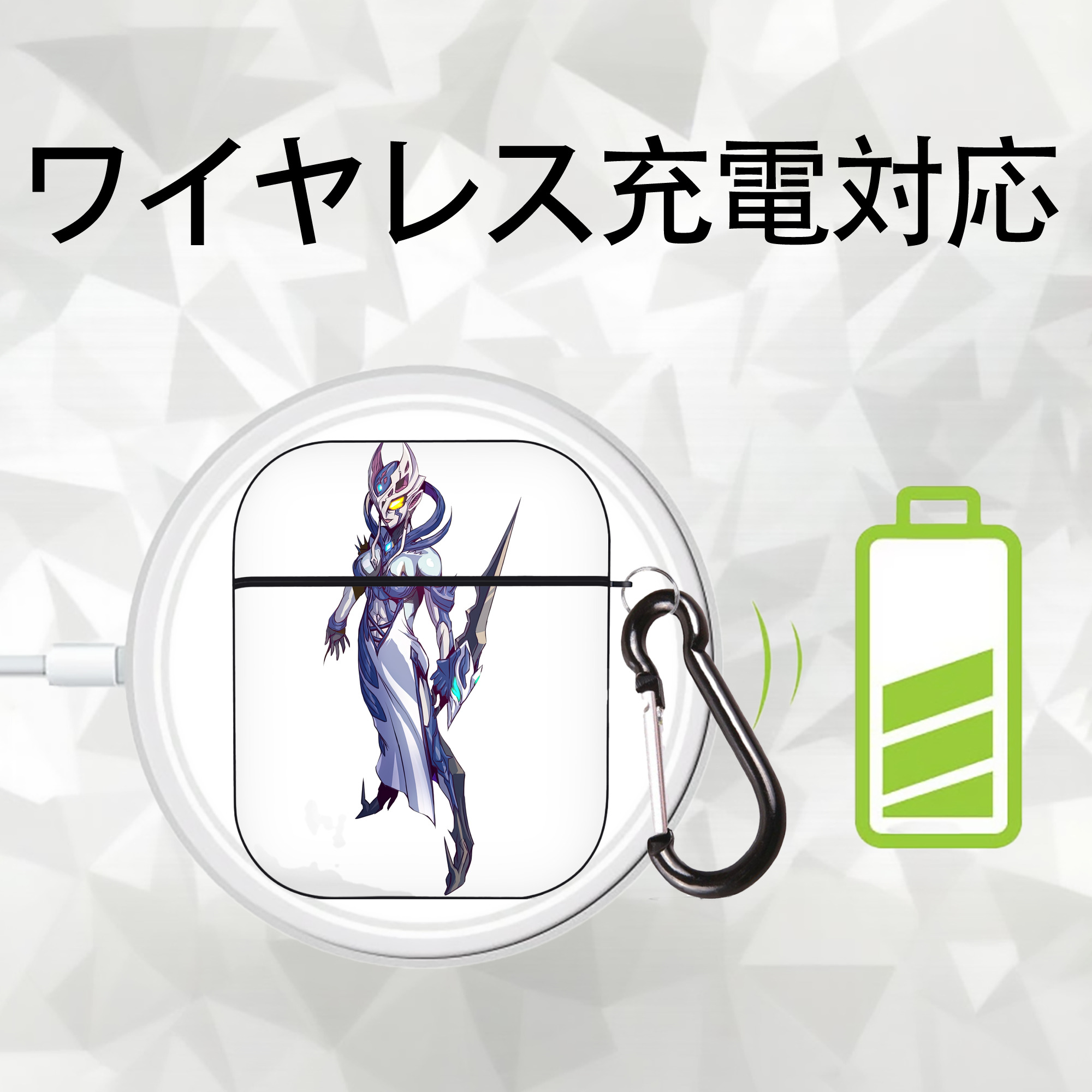 ウルトラマン Ultraman AirPods 第2世代保護ケース ハードシェル ブラック 耐衝撃・防指紋・カラビナ付き