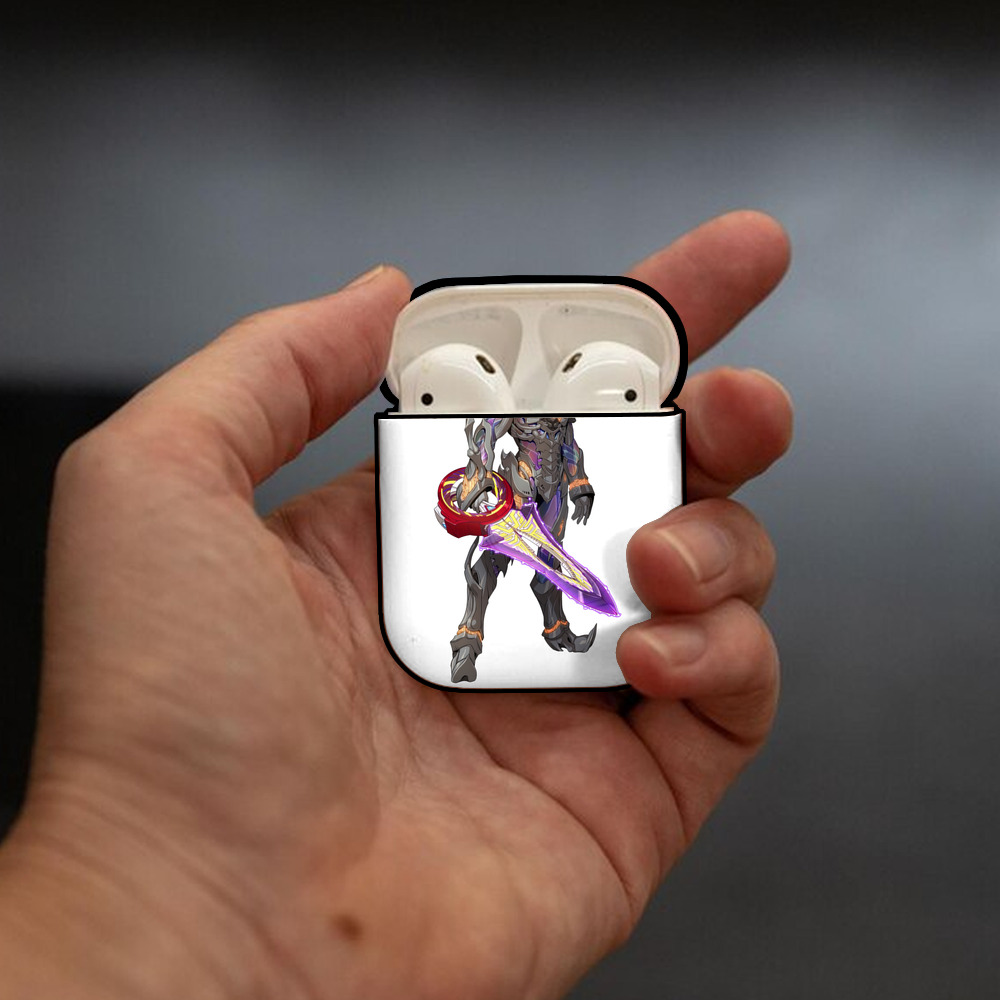 ウルトラマン Ultraman AirPods 第2世代保護ケース ハードシェル ブラック 耐衝撃・防指紋・カラビナ付き