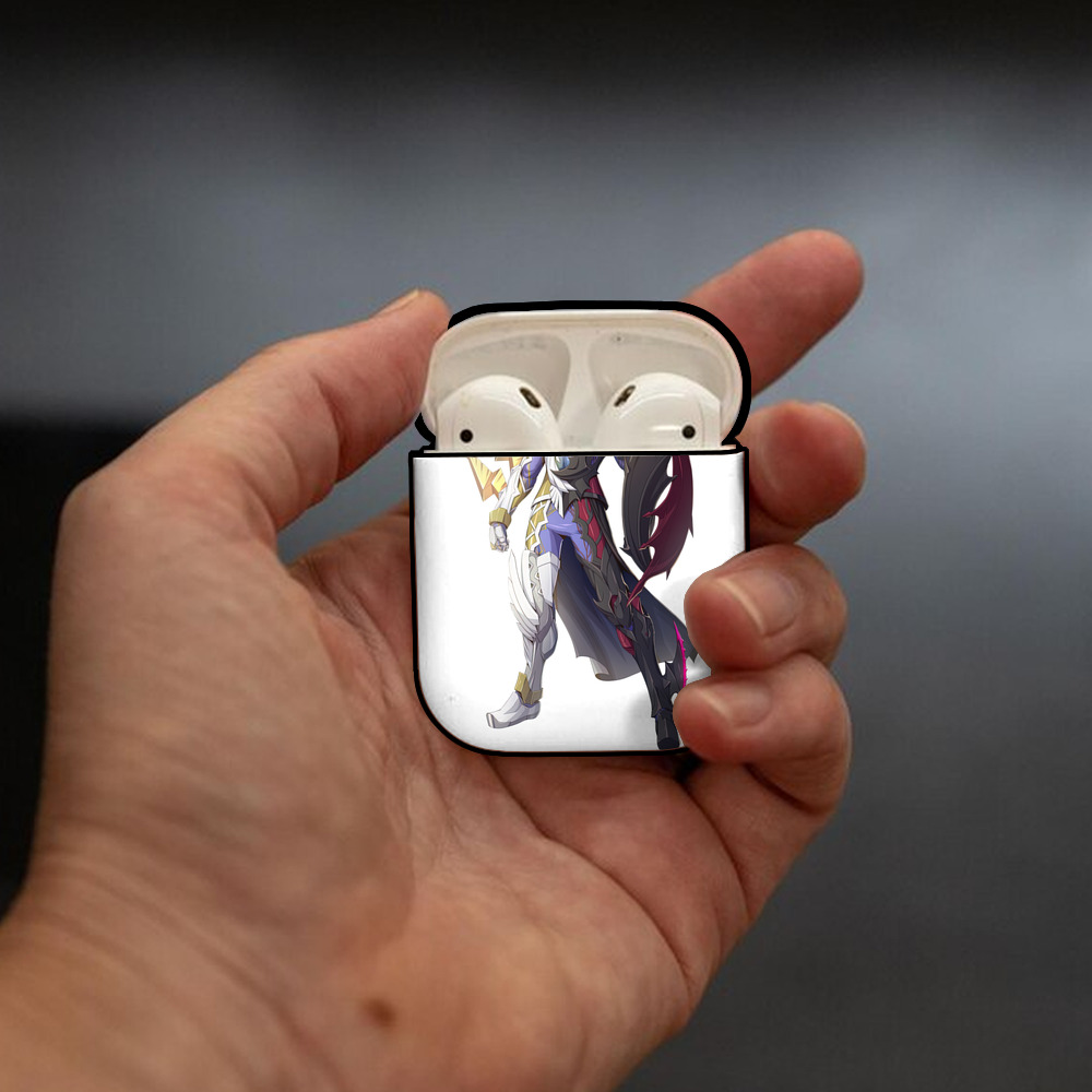 ウルトラマン Ultraman AirPods 第2世代保護ケース ハードシェル ブラック 耐衝撃・防指紋・カラビナ付き