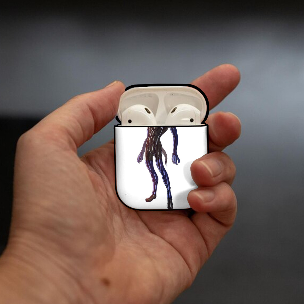 ウルトラマン Ultraman AirPods 第2世代保護ケース ハードシェル ブラック 耐衝撃・防指紋・カラビナ付き