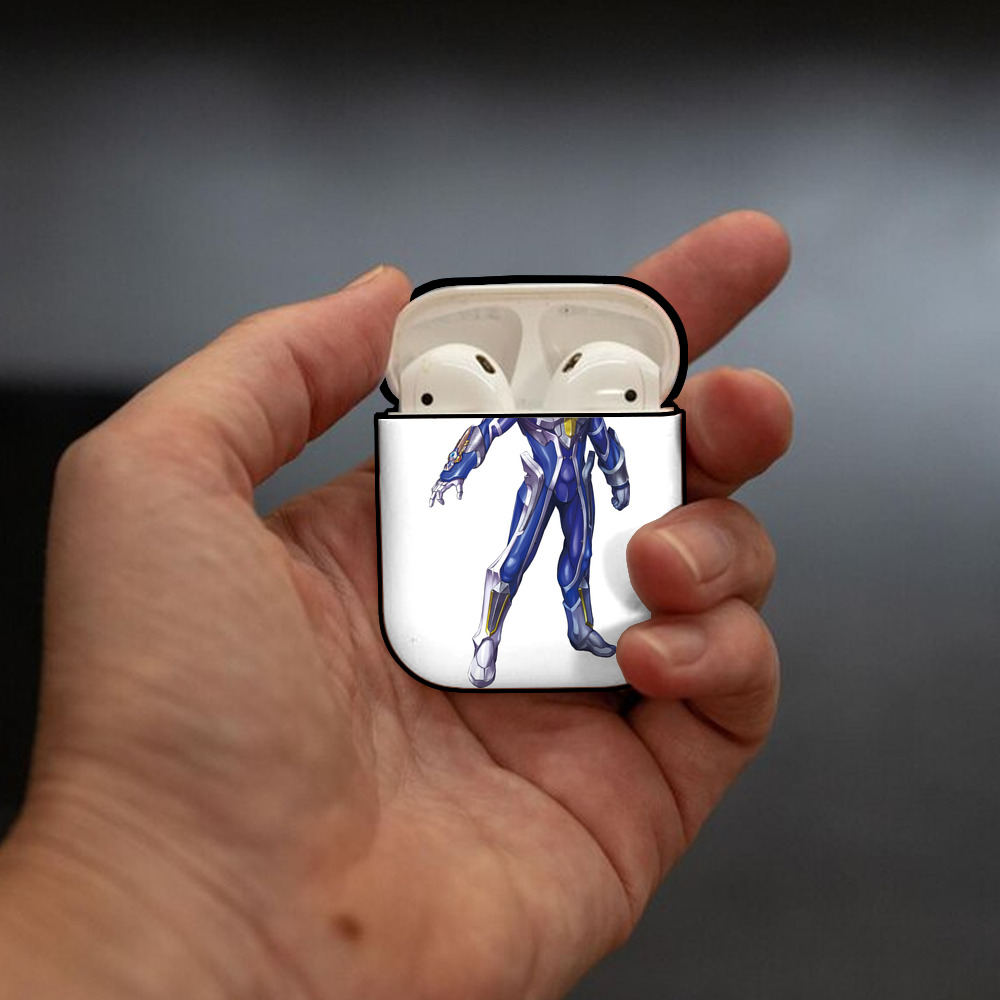 ウルトラマン Ultraman AirPods 第2世代保護ケース ハードシェル ブラック 耐衝撃・防指紋・カラビナ付き