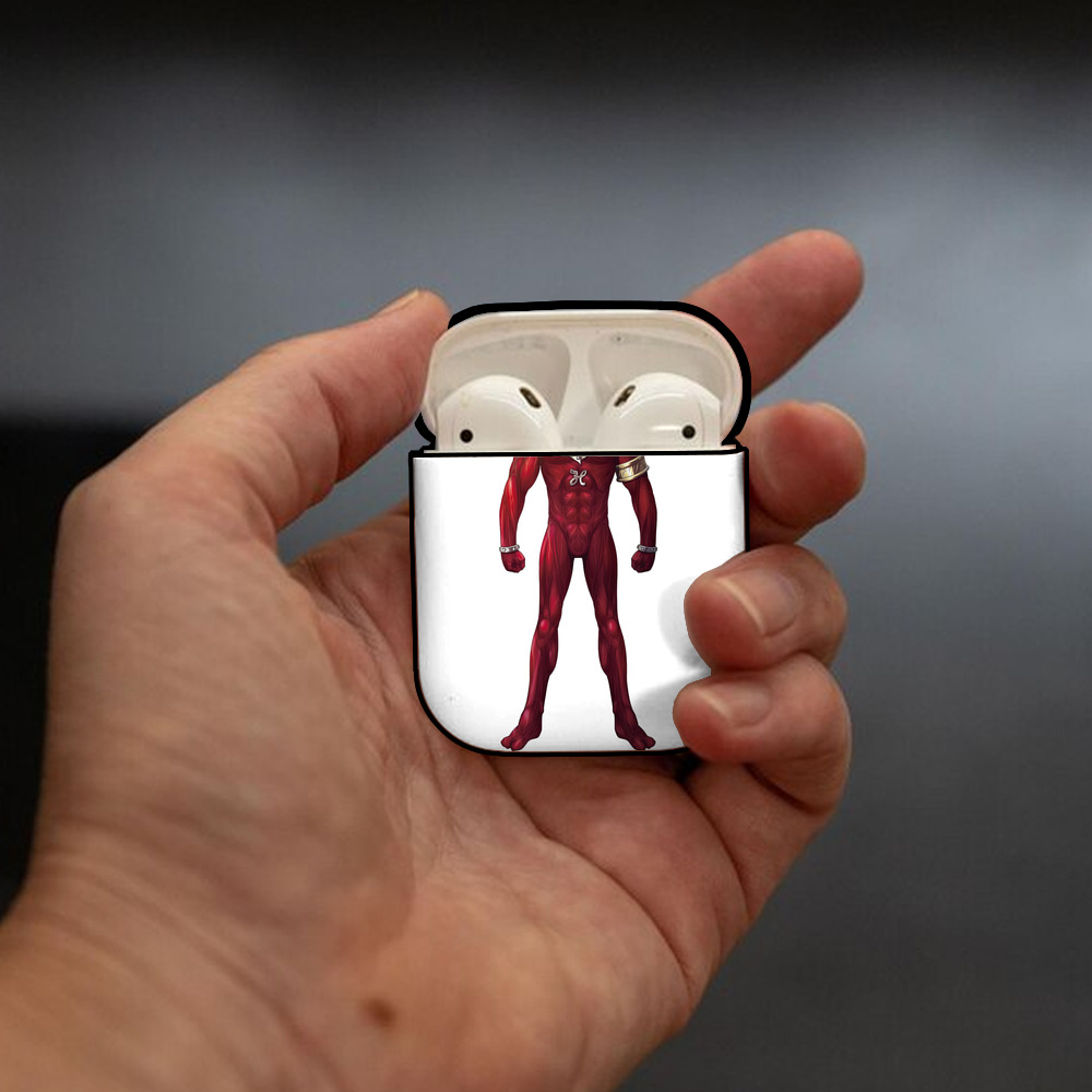 ウルトラマン Ultraman AirPods 第2世代保護ケース ハードシェル ブラック 耐衝撃・防指紋・カラビナ付き