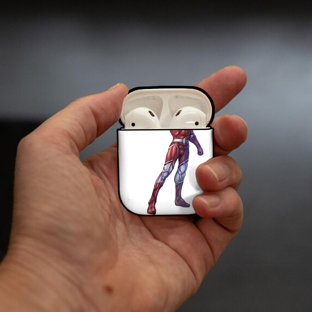 ウルトラマン Ultraman AirPods 第2世代保護ケース ハードシェル ブラック 耐衝撃・防指紋・カラビナ付き