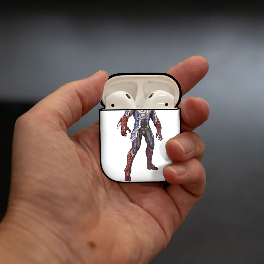ウルトラマン Ultraman AirPods 第2世代保護ケース ハードシェル ブラック 耐衝撃・防指紋・カラビナ付き