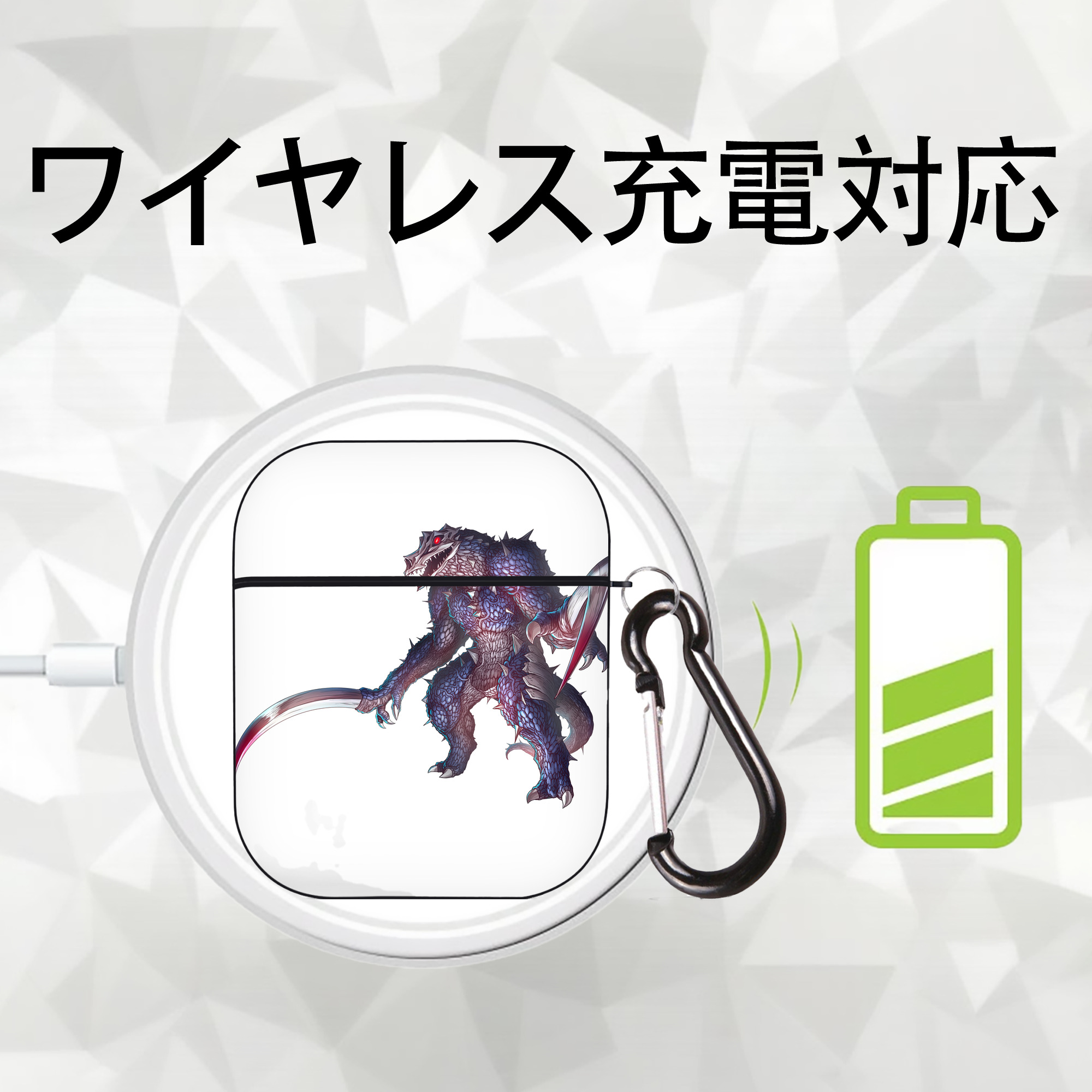 ウルトラマン Ultraman AirPods 第2世代保護ケース ハードシェル ブラック 耐衝撃・防指紋・カラビナ付き