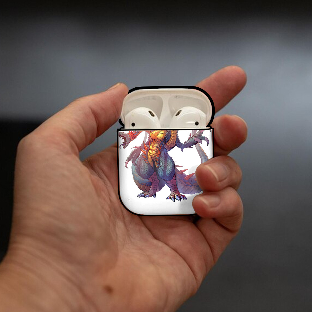ウルトラマン Ultraman AirPods 第2世代保護ケース ハードシェル ブラック 耐衝撃・防指紋・カラビナ付き