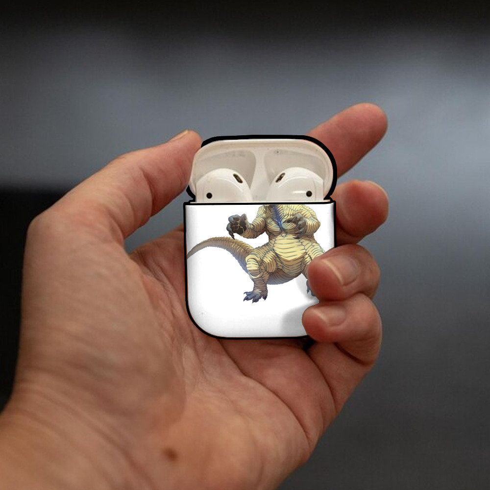 ウルトラマン Ultraman AirPods 第2世代保護ケース ハードシェル ブラック 耐衝撃・防指紋・カラビナ付き