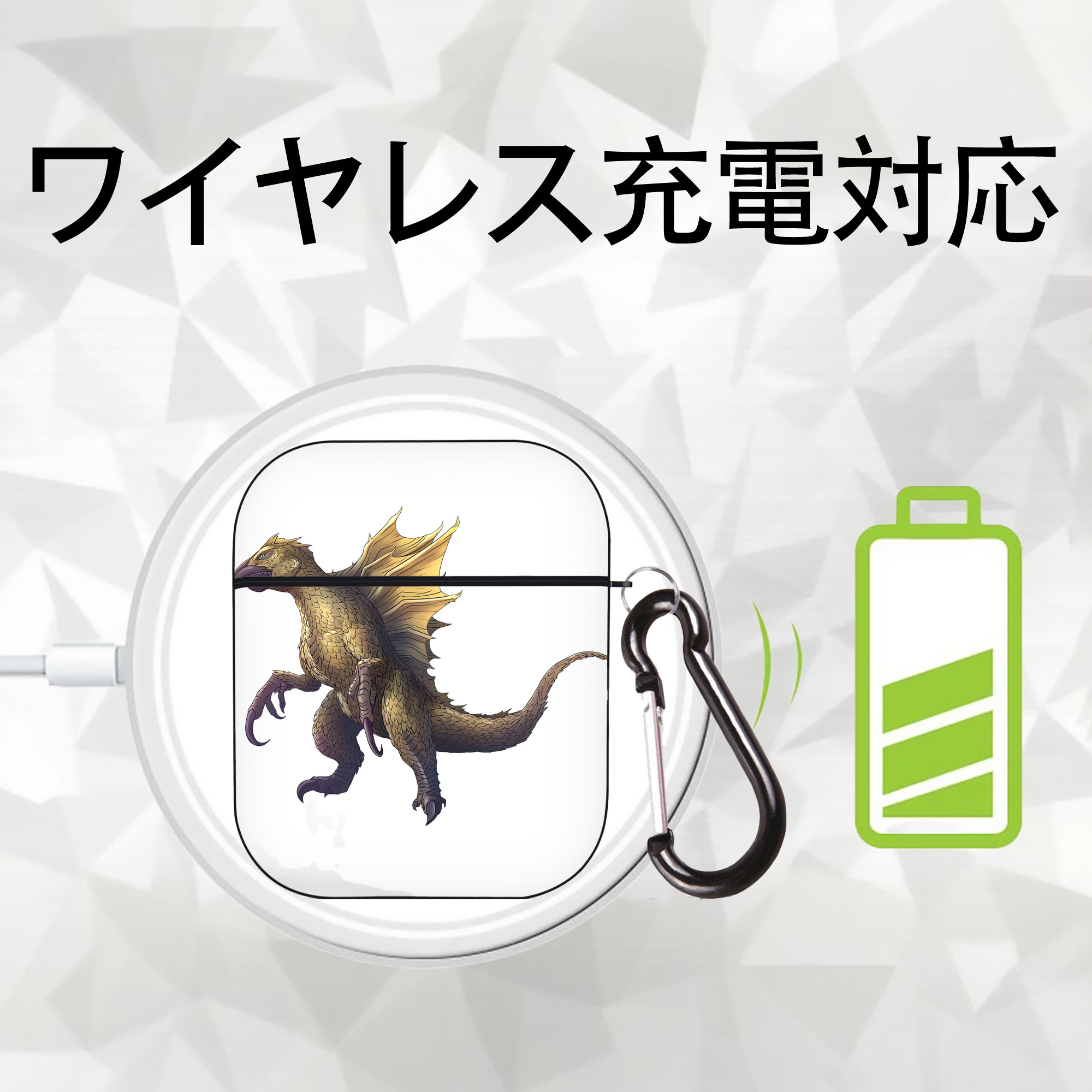 ウルトラマン Ultraman AirPods 第2世代保護ケース ハードシェル ブラック 耐衝撃・防指紋・カラビナ付き