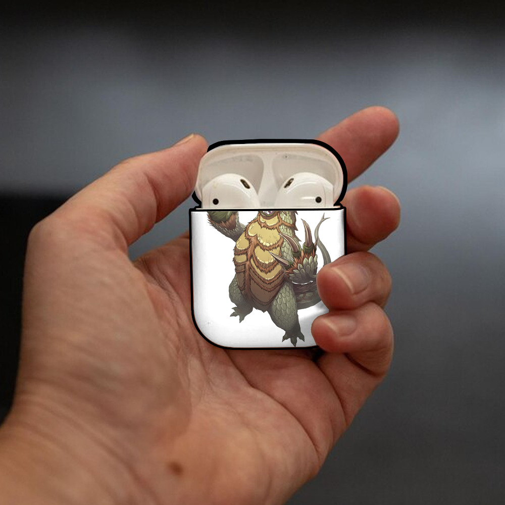 ウルトラマン Ultraman AirPods 第2世代保護ケース ハードシェル ブラック 耐衝撃・防指紋・カラビナ付き