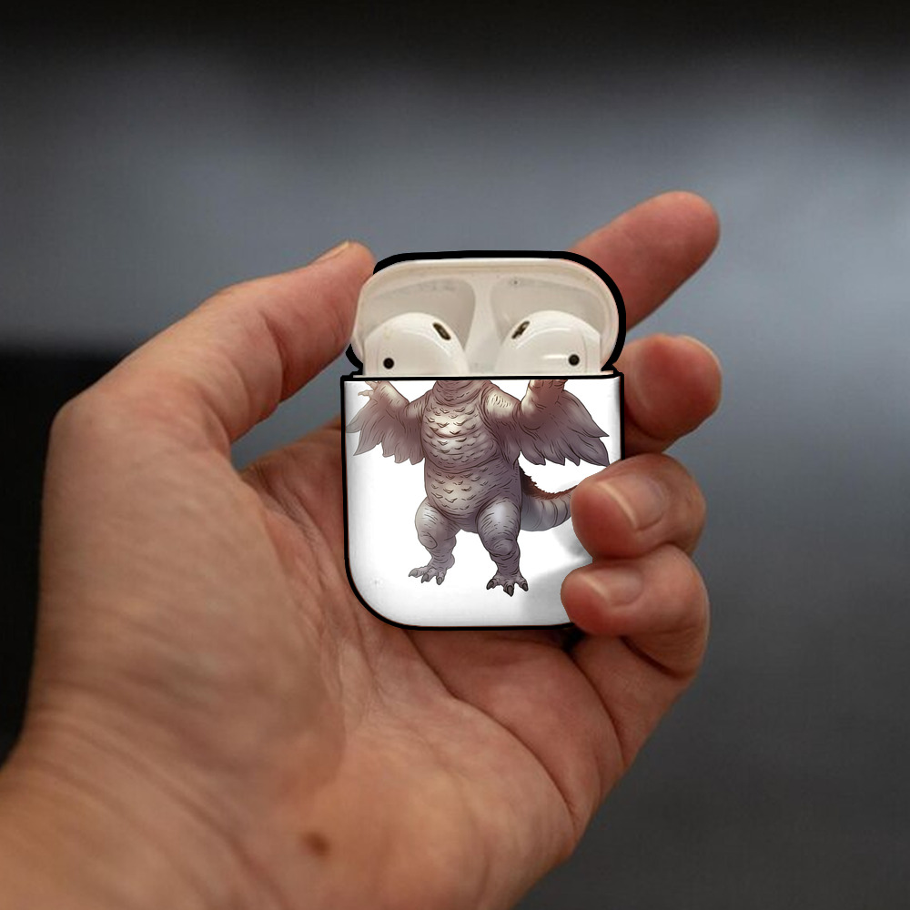 ウルトラマン Ultraman AirPods 第2世代保護ケース ハードシェル ブラック 耐衝撃・防指紋・カラビナ付き