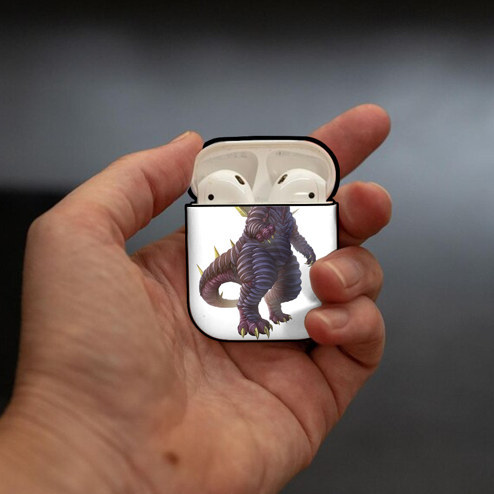 ウルトラマン Ultraman AirPods 第2世代保護ケース ハードシェル ブラック 耐衝撃・防指紋・カラビナ付き
