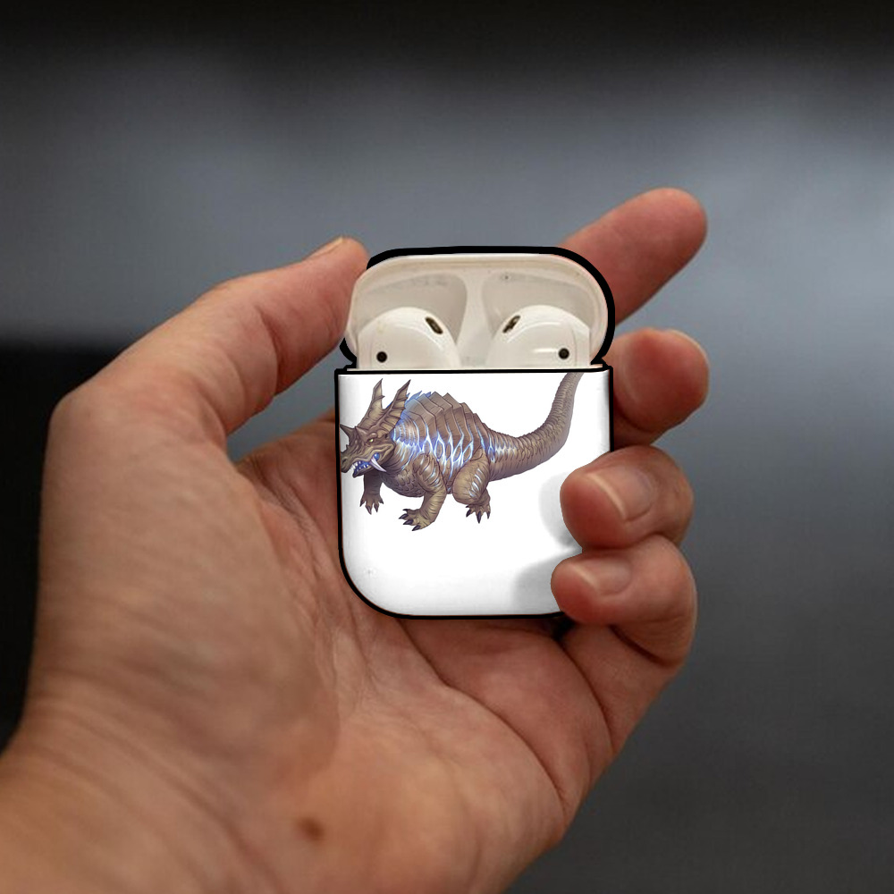 ウルトラマン Ultraman AirPods 第2世代保護ケース ハードシェル ブラック 耐衝撃・防指紋・カラビナ付き