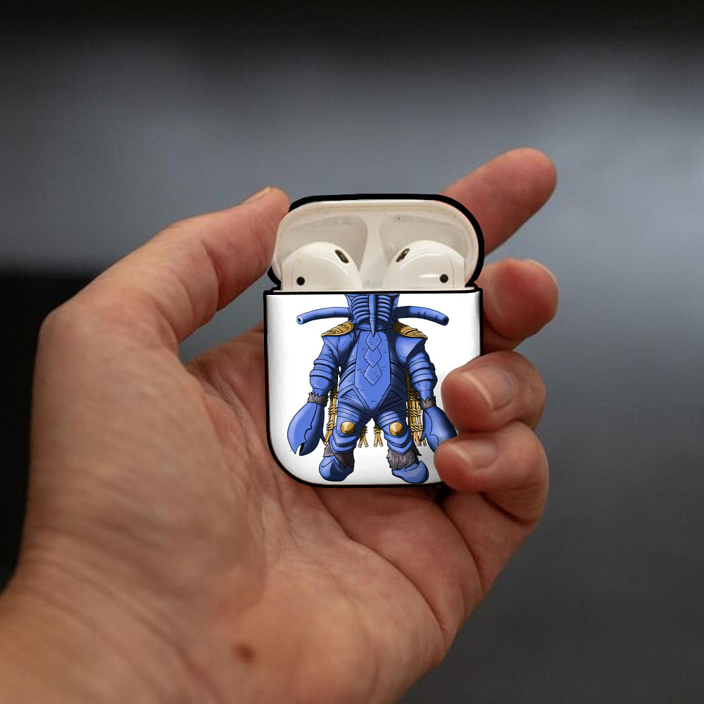 ウルトラマン Ultraman AirPods 第2世代保護ケース ハードシェル ブラック 耐衝撃・防指紋・カラビナ付き