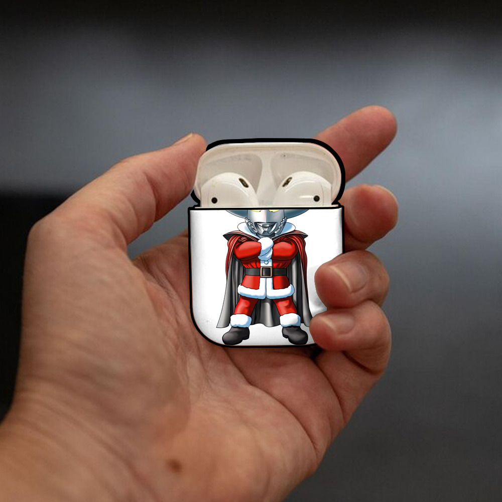 ウルトラマン Ultraman AirPods 第2世代保護ケース ハードシェル ブラック 耐衝撃・防指紋・カラビナ付き