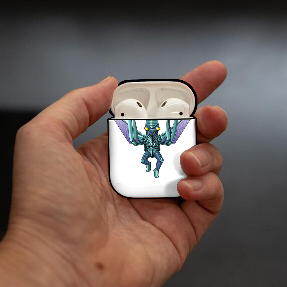 ウルトラマン Ultraman AirPods 第2世代保護ケース ハードシェル ブラック 耐衝撃・防指紋・カラビナ付き